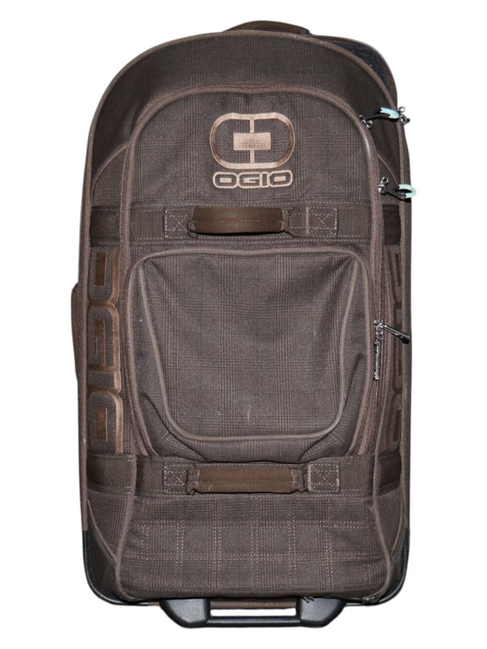 OGIO Terminal 29" Wheeled Rolling Suitcase/Luggage Plaid Gear Rig Bag Golf Moto
